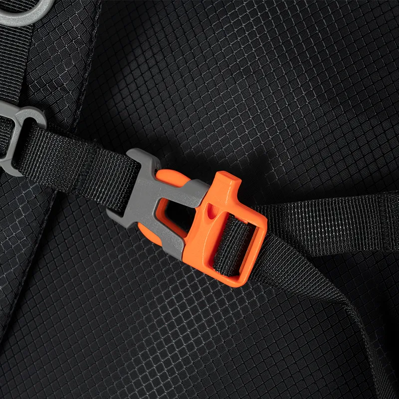 Sharkborough Nylon Backpack Regular Unisex Black/White/Orange-7