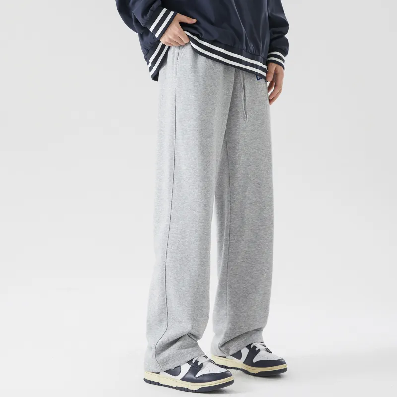 NCAA Knitted Sports Pants Unisex Gray-5