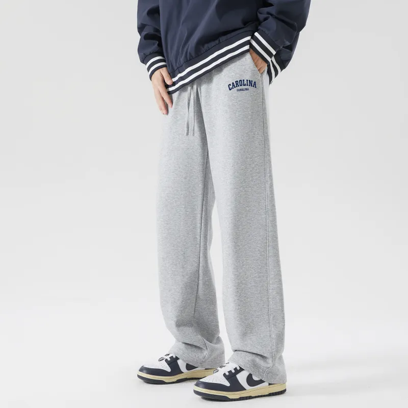 NCAA Knitted Sports Pants Unisex Gray-4