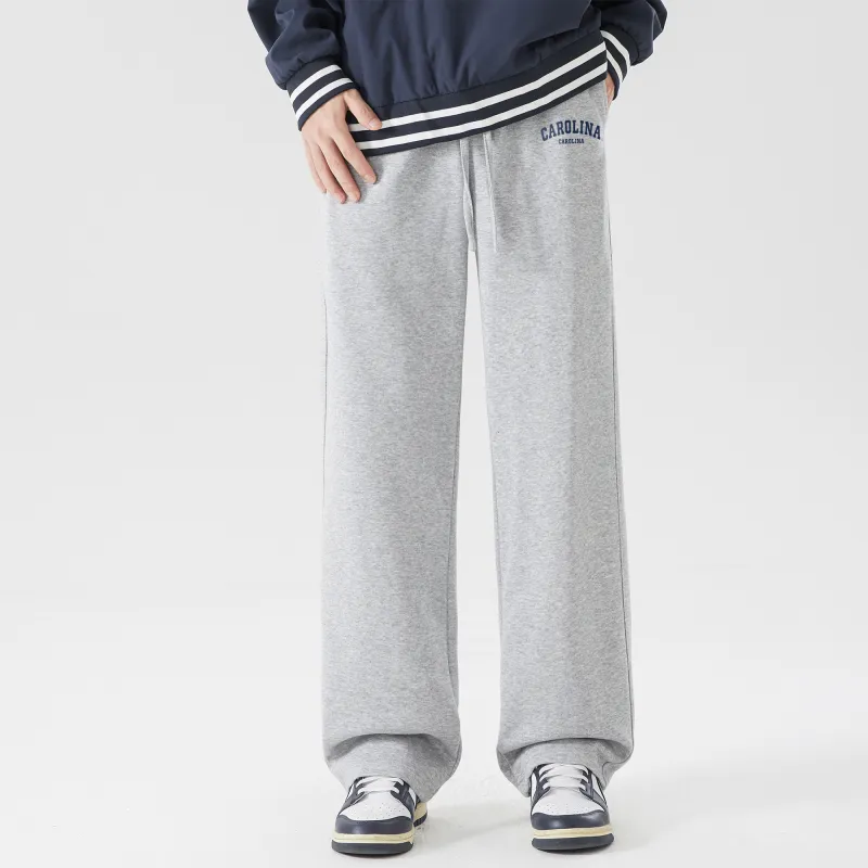 NCAA Knitted Sports Pants Unisex Gray-3