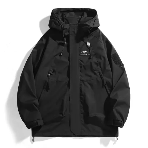 JEEP SPIRIT Waterproof, Windproof, Abrasion Resistant, Thermal, Cold Resistant, Rainproof Windbreaker Jacket Unisex