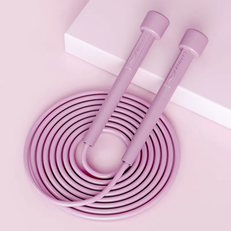 LiNing Aerobic Fat Reduction Non Countable Jump Ropes Adults PVC Rope PP Controller-9