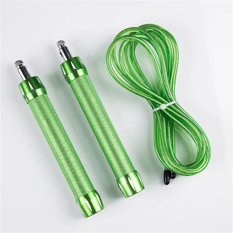 Leading The Way Fitness Training Non Countable Jump Ropes Adults Aluminum Alloy Controller PVC Steel Wire Rope 3m-3