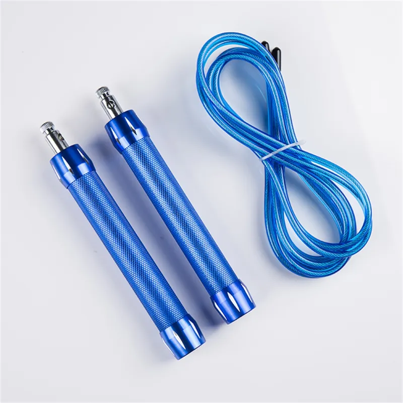 Leading The Way Fitness Training Non Countable Jump Ropes Adults Aluminum Alloy Controller PVC Steel Wire Rope 3m-5