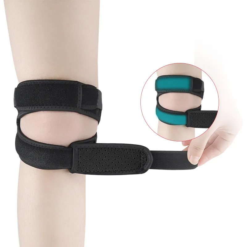 Leading The Way Running Basketball Soccer Cycling Fitness Unisex Silicone Knee Pads-2