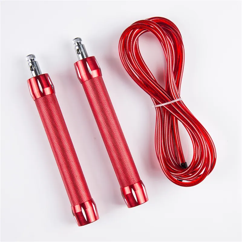 Leading The Way Fitness Training Non Countable Jump Ropes Adults Aluminum Alloy Controller PVC Steel Wire Rope 3m-1