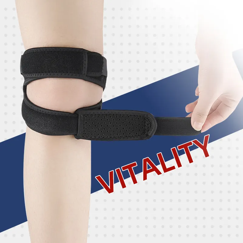 Leading The Way Running Basketball Soccer Cycling Fitness Unisex Silicone Knee Pads-5