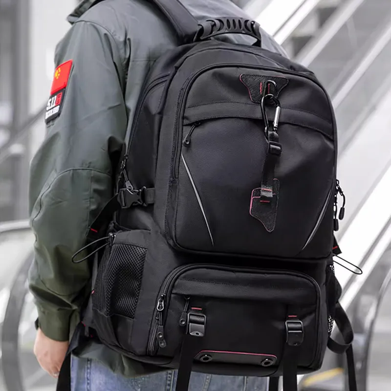 PULUWIRR Oxford Backpack Regular Unisex Black-5