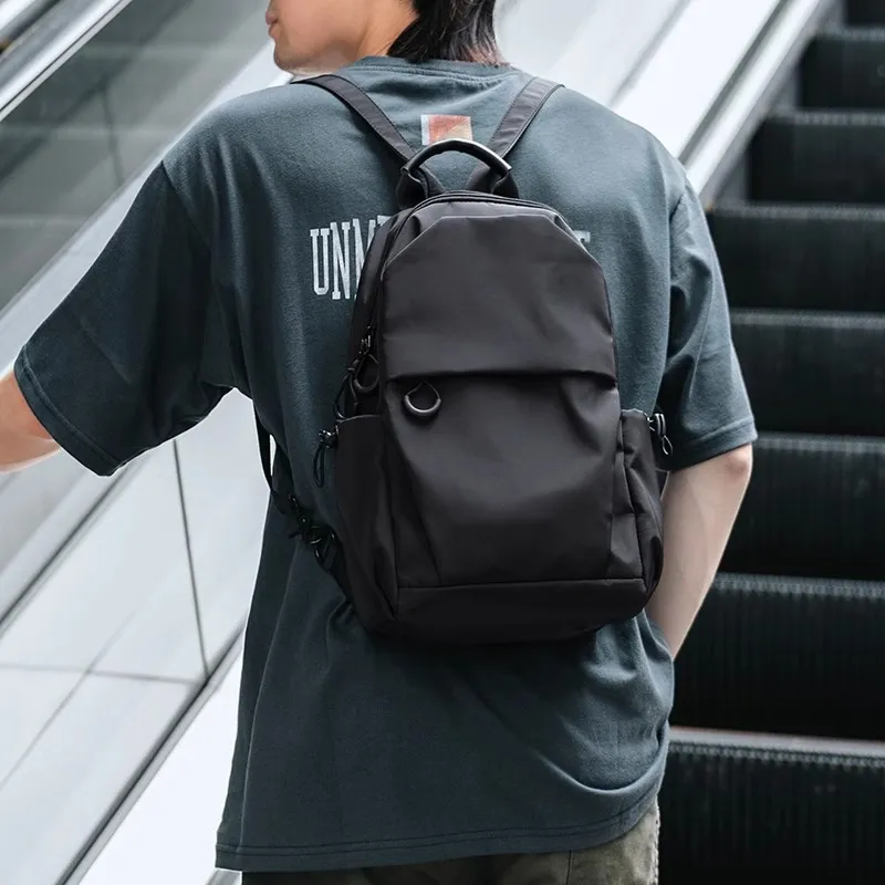 PULUWIRR Oxford Backpack Regular Unisex Black-4