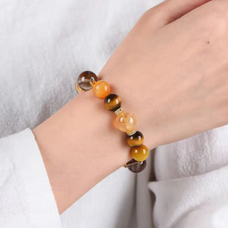 J&KINGLAY Crystal Bracelets Unisex-5