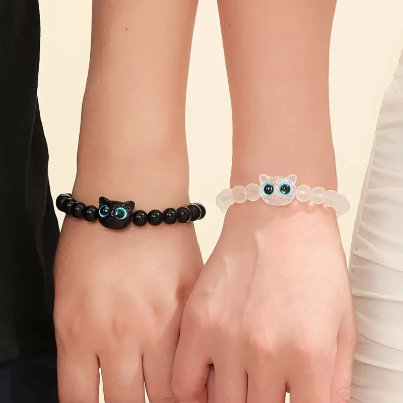J&KINGLAY Glass Bracelets Unisex-3