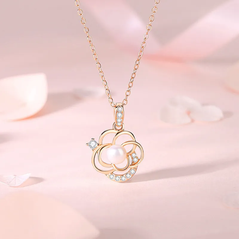 J&KINGLAY S925 Silver Necklaces Women's-1