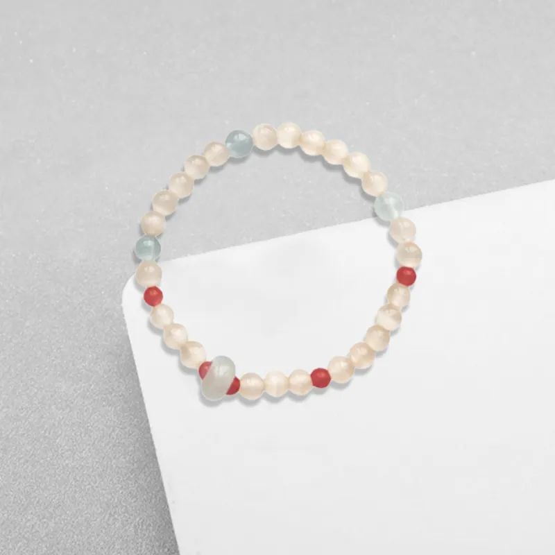 J&KINGLAY Glass Cat Eye Bracelets Women's-5