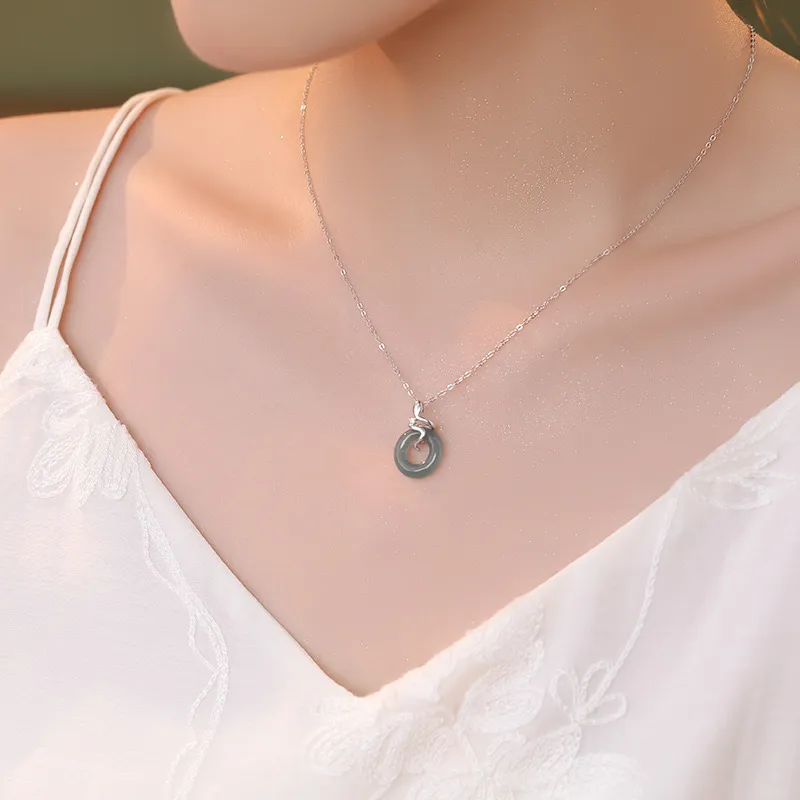 J&KINGLAY S925 Silver Necklaces Women's-3