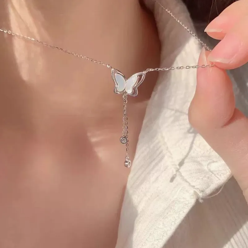 J&KINGLAY S925 Silver Necklaces Women's-5