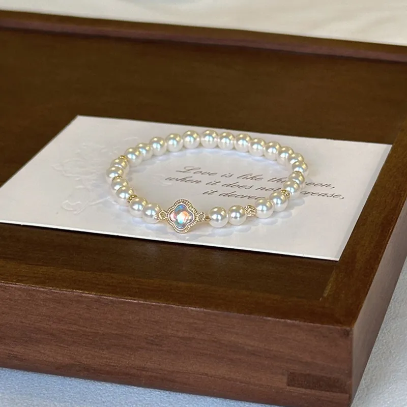 J&KINGLAY Faux Pearl Bracelets Women's-3