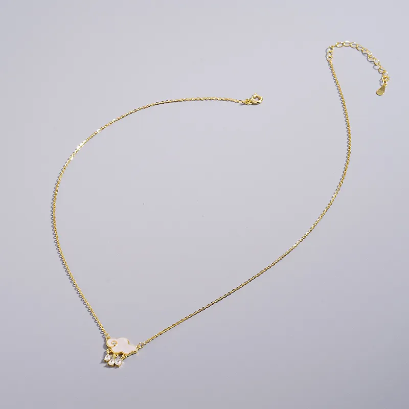 J&KINGLAY S925 Silver Necklaces Women's-7