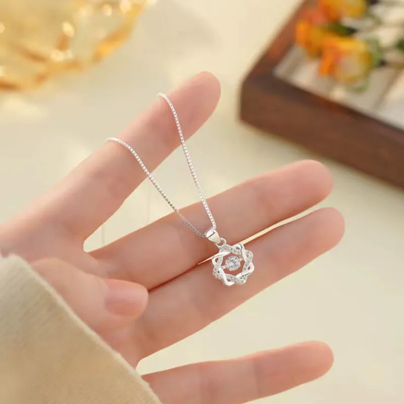 J&KINGLAY S925 Silver Necklaces Women's-2