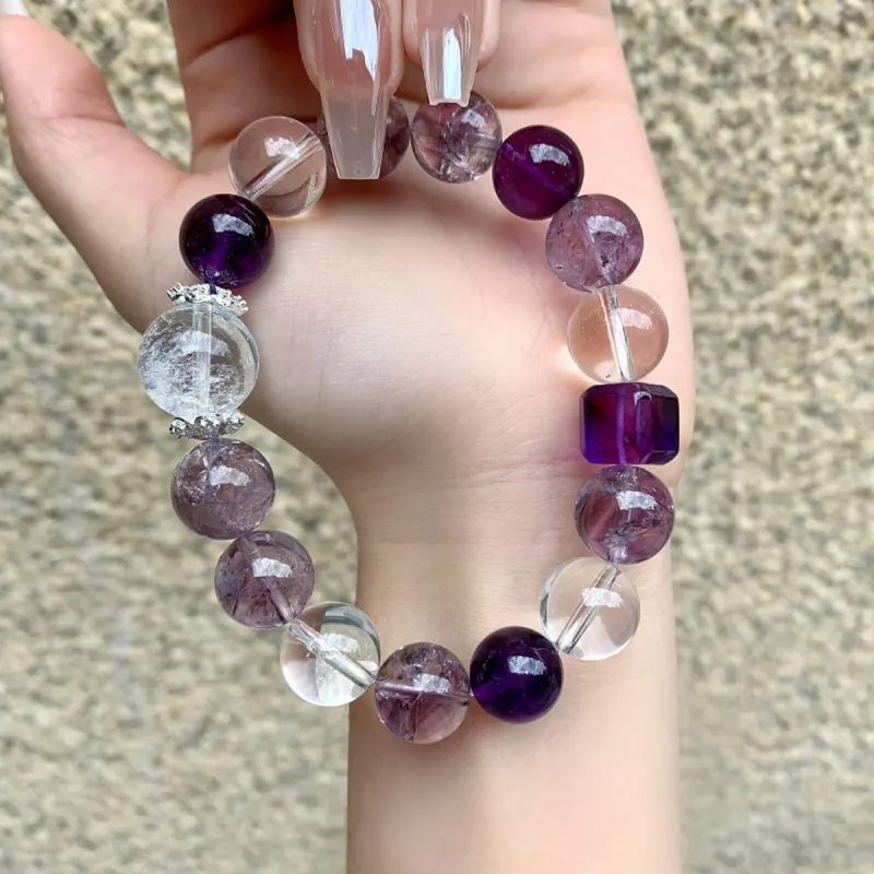 J&KINGLAY Crystal Bracelets Women's-4