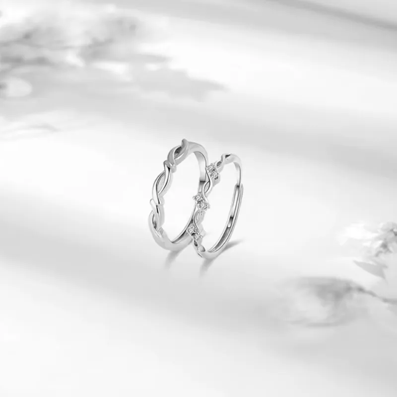 J&KINGLAY S925 Silver Rings Women's-6