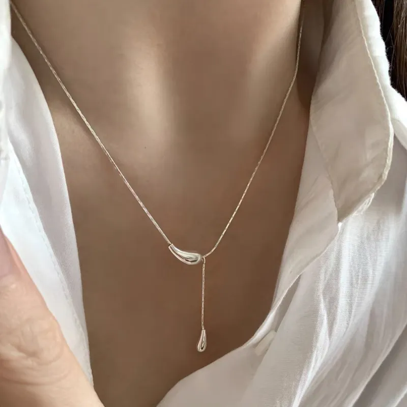 J&KINGLAY S925 Silver Necklaces Women's-6