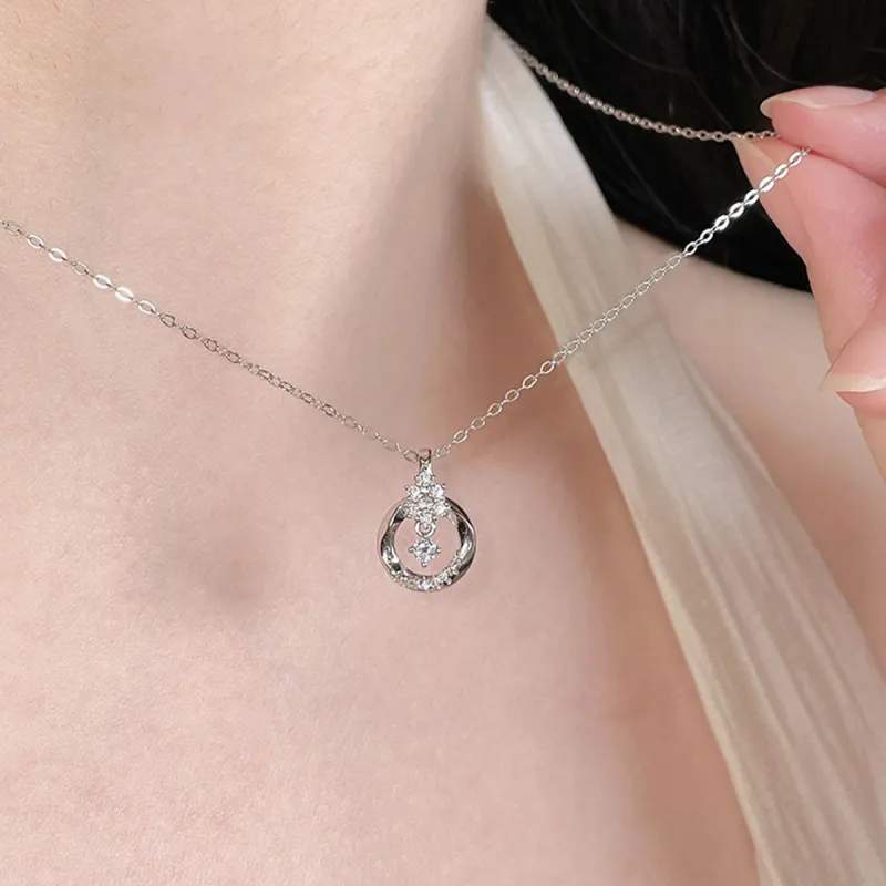 J&KINGLAY S925 Silver Necklaces Women's-5