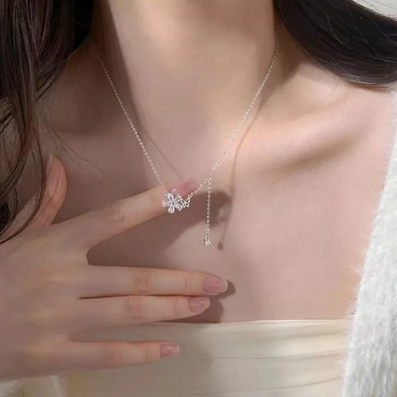 J&KINGLAY S925 Silver Necklaces Women's-1