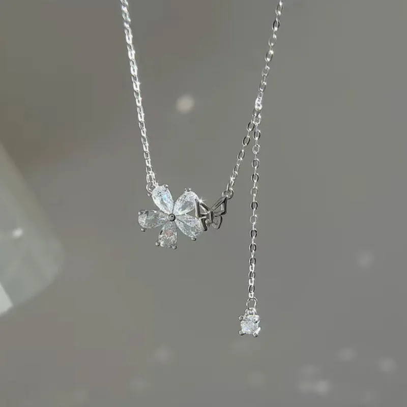 J&KINGLAY S925 Silver Necklaces Women's-5