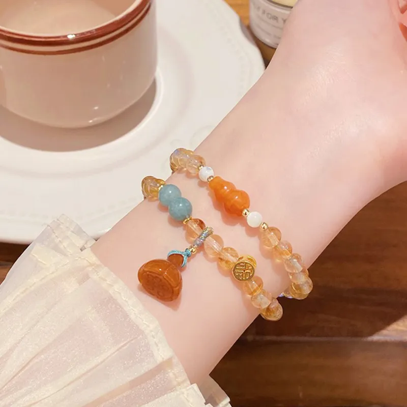 J&KINGLAY Crystal Bracelets Unisex-3