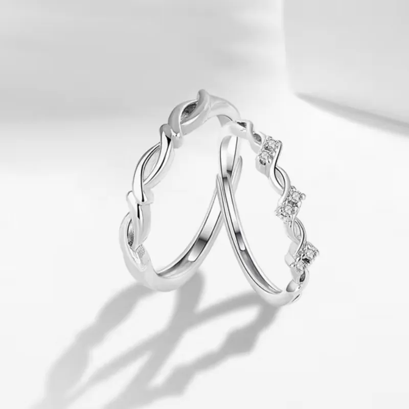 J&KINGLAY S925 Silver Rings Women's-2
