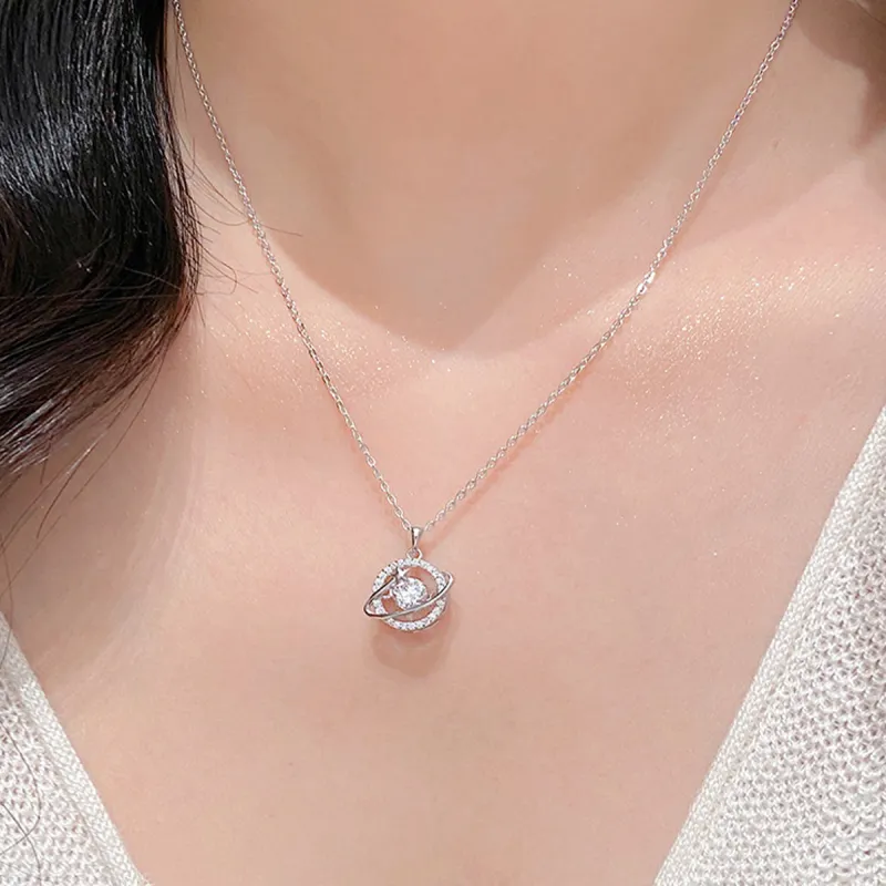 J&KINGLAY S925 Silver Necklaces Women's-7