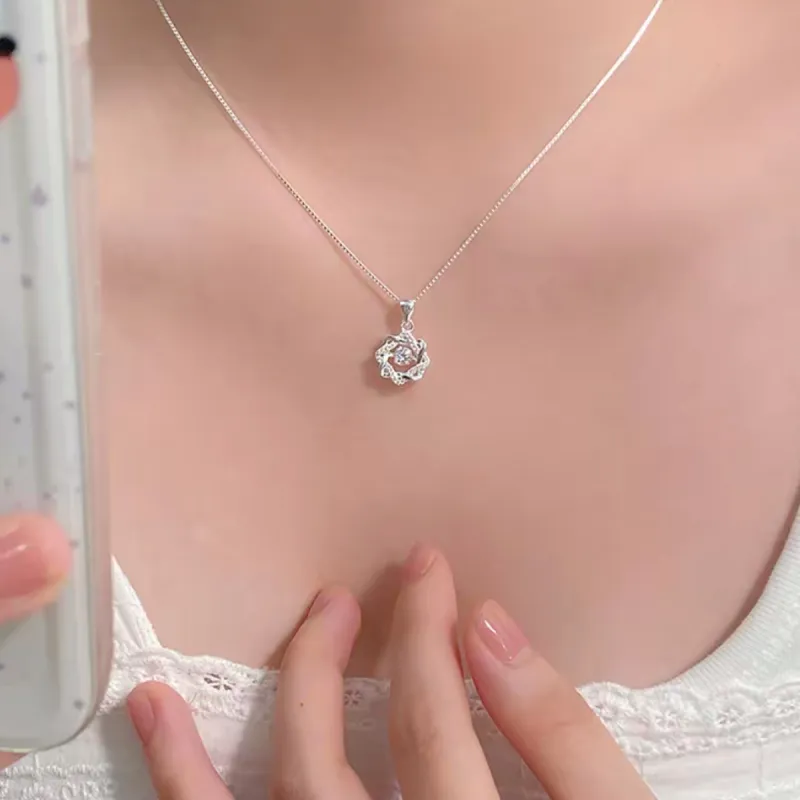J&KINGLAY S925 Silver Necklaces Women's-4