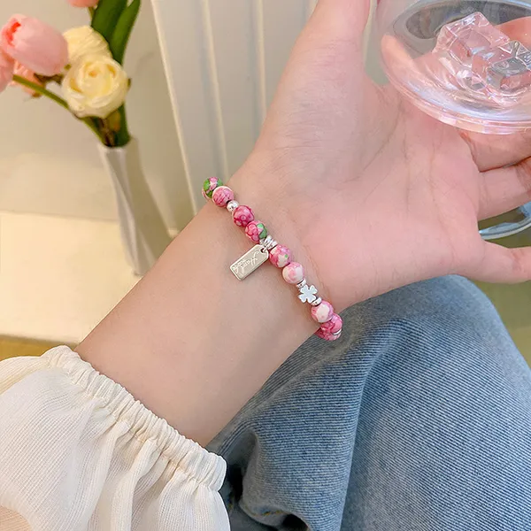 J&KINGLAY Artificial Pebbles Bracelets Unisex-2