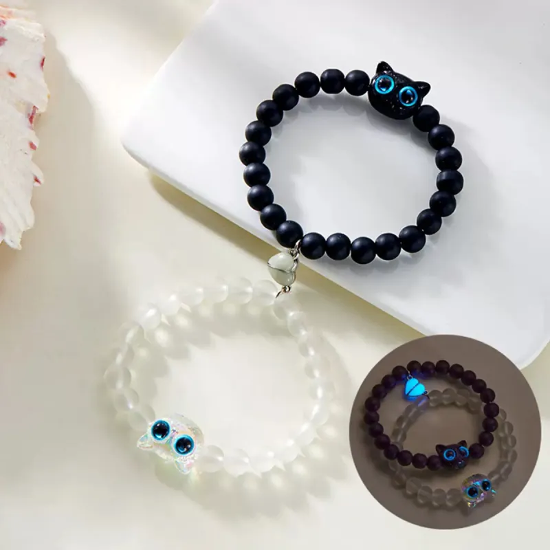 J&KINGLAY Glass Bracelets Unisex-1