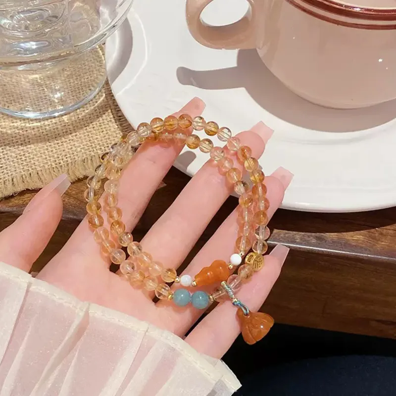 J&KINGLAY Crystal Bracelets Unisex-1