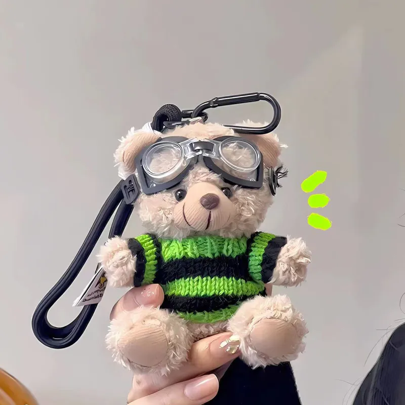 J&KINGLAY Short Plush Pendants Unisex-3