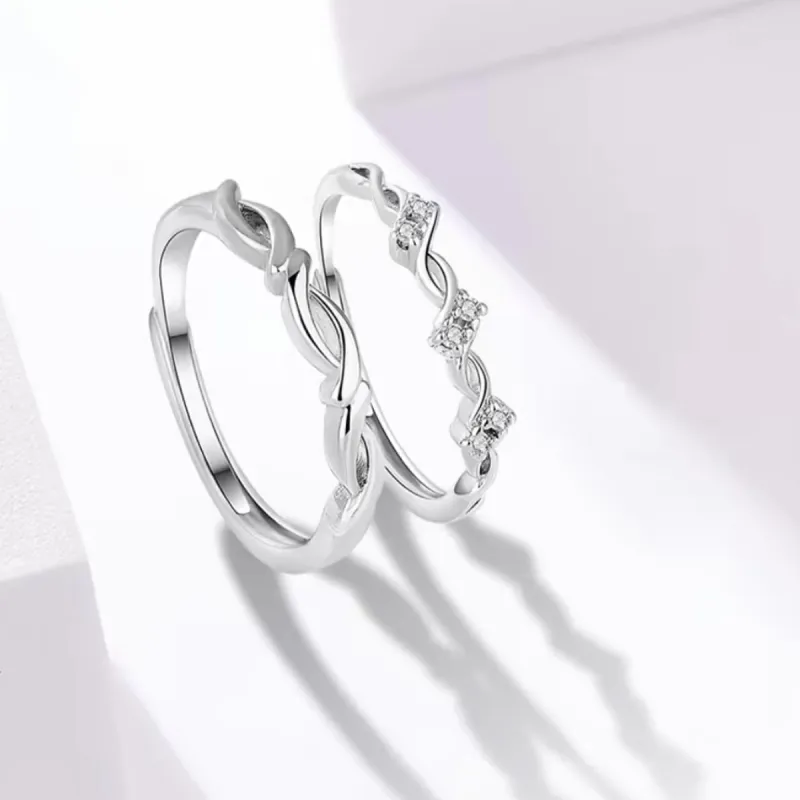 J&KINGLAY S925 Silver Rings Women's-3