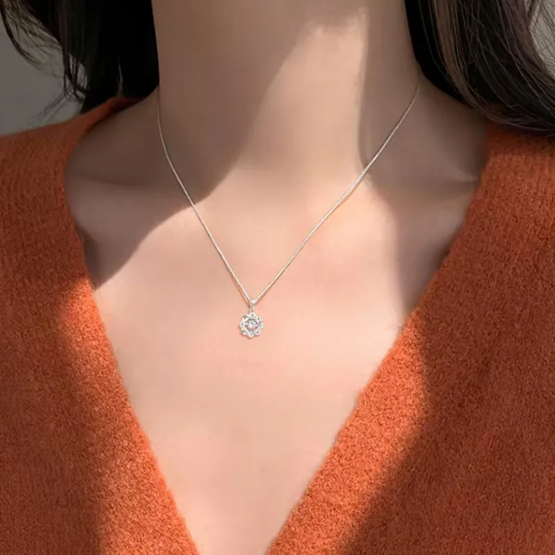 J&KINGLAY S925 Silver Necklaces Women's-7