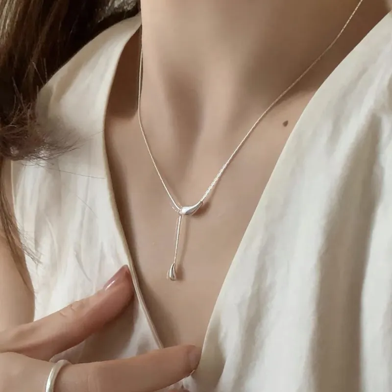 J&KINGLAY S925 Silver Necklaces Women's-5
