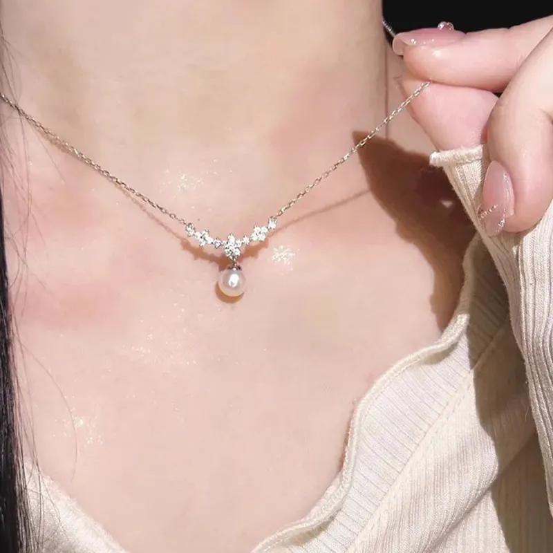 J&KINGLAY S925 Silver Necklaces Women's-4