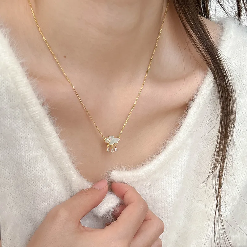 J&KINGLAY S925 Silver Necklaces Women's-5