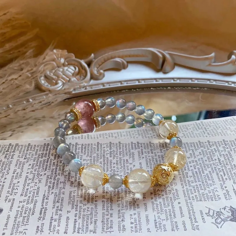 J&KINGLAY Crystal Bracelets Women's-5