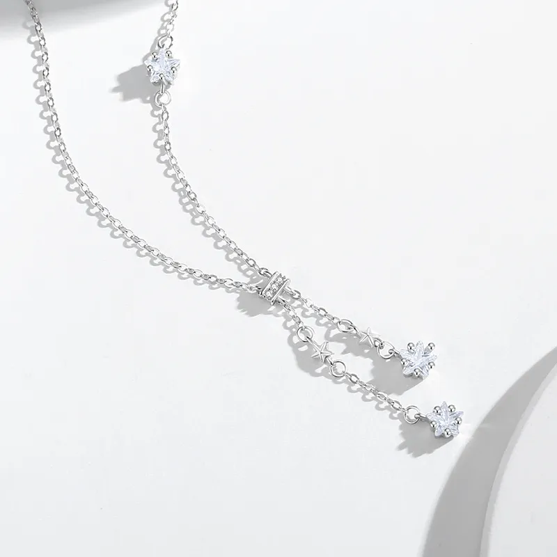 J&KINGLAY S925 Silver Necklaces Women's-3