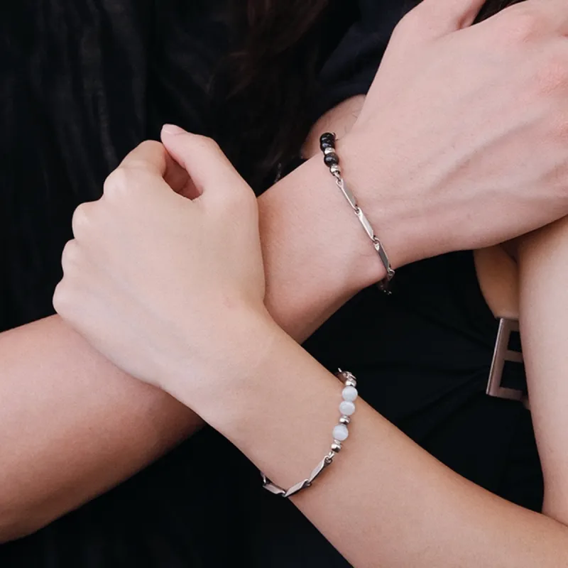 J&KINGLAY Titanium Steel Bracelets Unisex-1