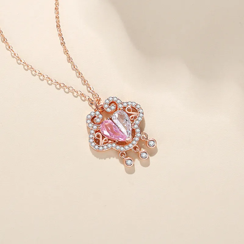 J&KINGLAY S925 Silver Necklaces Women's-2