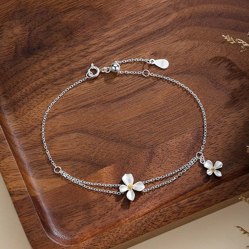 J&KINGLAY S925 Silver Bracelets Women's-2