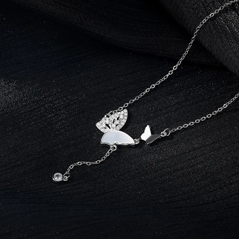J&KINGLAY S925 Silver Necklaces Women's-5