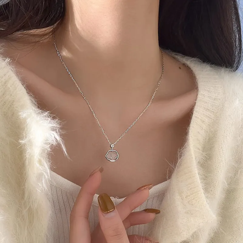 J&KINGLAY S925 Silver Necklaces Women's-3
