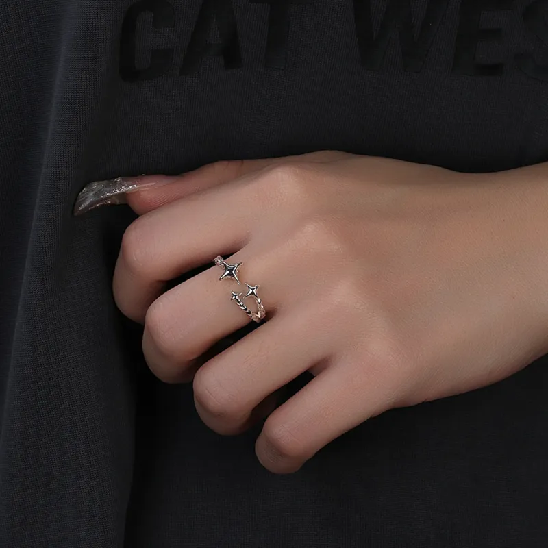 J&KINGLAY S925 Silver Rings Unisex-6