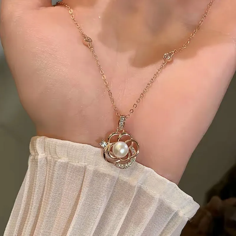 J&KINGLAY S925 Silver Necklaces Women's-3